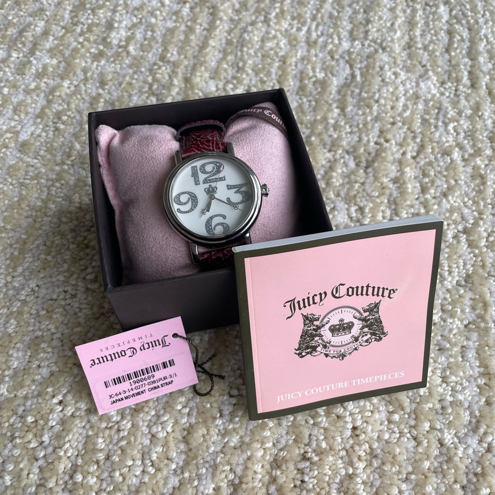 VTG Juicy Couture JC.64.3.14.0277 Women's Stainless Steel Watch w/ Box & Manual